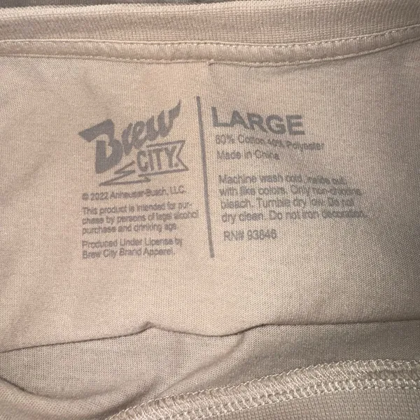 Budweiser Brew City T-Shirt - Image 3
