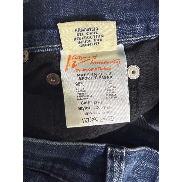 Citizens of Humanity Amber High Rise Bootcut Jeans Blue Stretch Womens Size 27 - Image 13