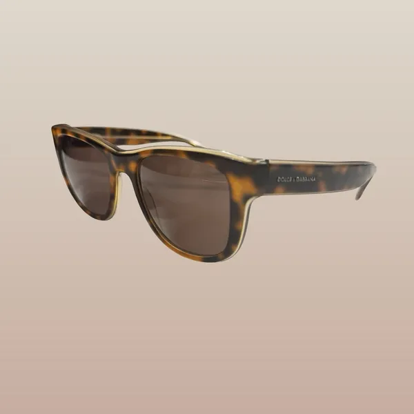 Dolce & Gabbana DG4284 3049/73 Tortoise Brown Sunglasses 54 20 145 Italy - Image 3