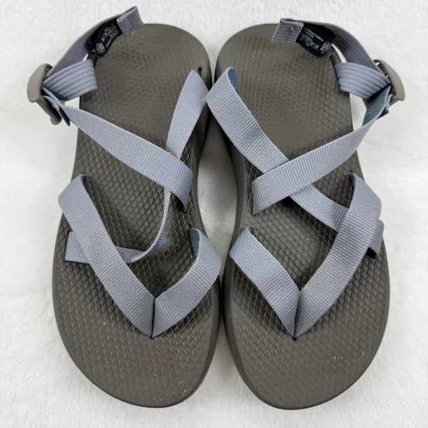 Chaco‎ Womens JCH107836 Gray Adjustable Strap Sandals Size 9 Casual Shoes - Image 4