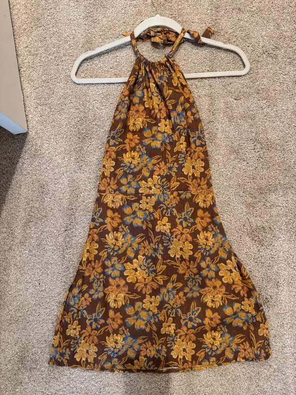 Rhythm Oasis Floral Halter Mini Dress - Image 3