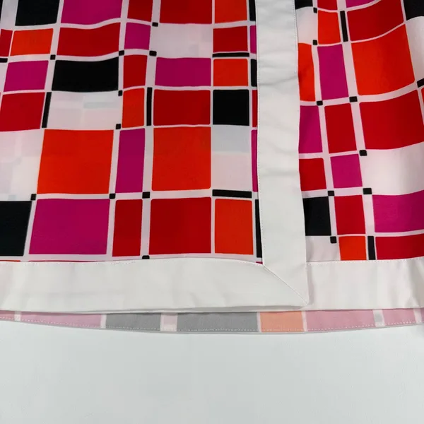 EP Pro Golf Skort Womens‎ 2 Red Pink Geometric Block Print Activewear Skirt - Image 3