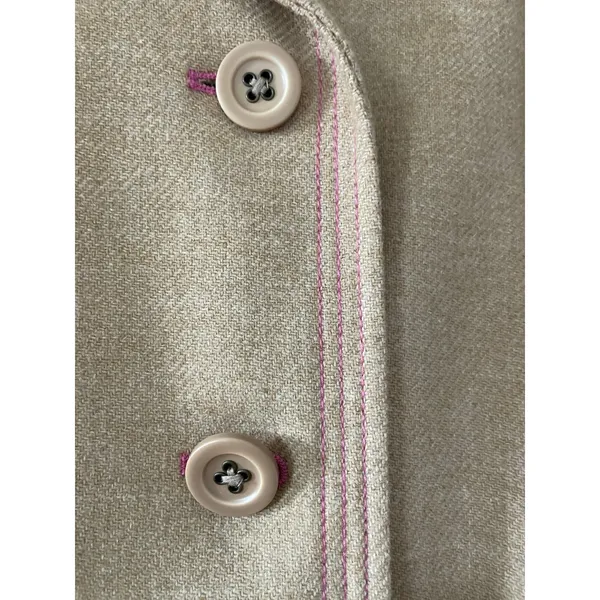 Gap Women's Wool Coat‎ Short Waist Jacket Size XL Camel Khaki/Tan - Image 3
