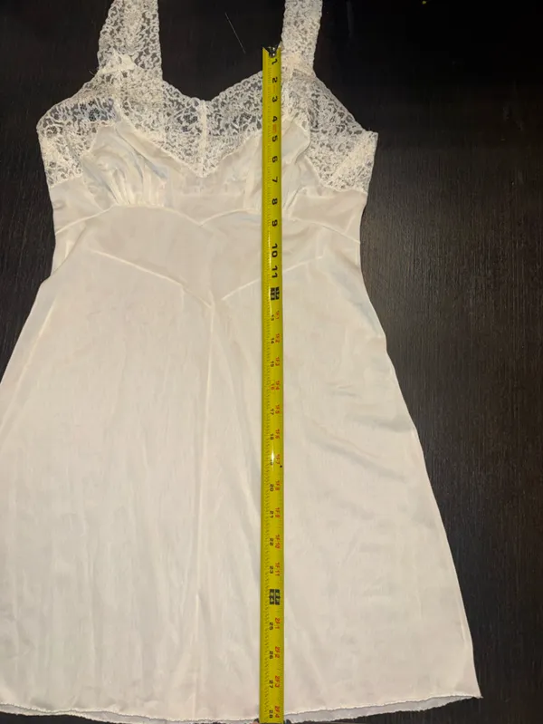 Carter's Lace Trim Slip Dress Romantic Y2K Lingerie Style - Image 5