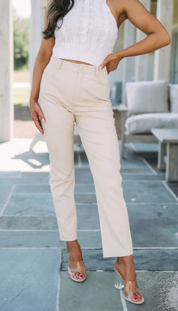 These Three Boutique Leather Pants - Image 2