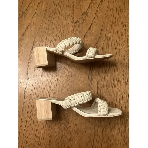 Dolce Vita Women’s Beige Zeno Braided Heels Sandals US 7 - Image 5