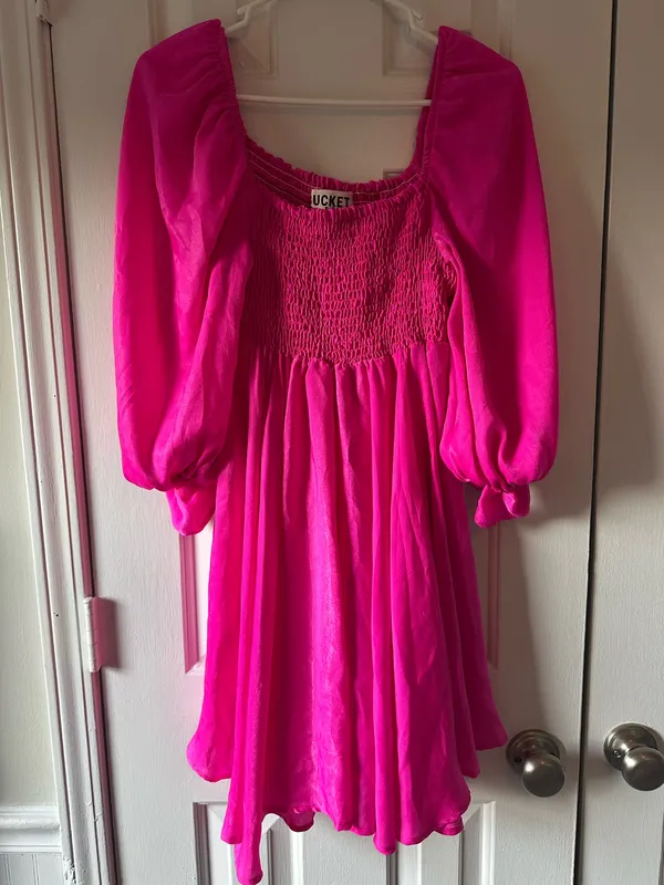 Bucket List Soft Hot Pink Dress - Image 2
