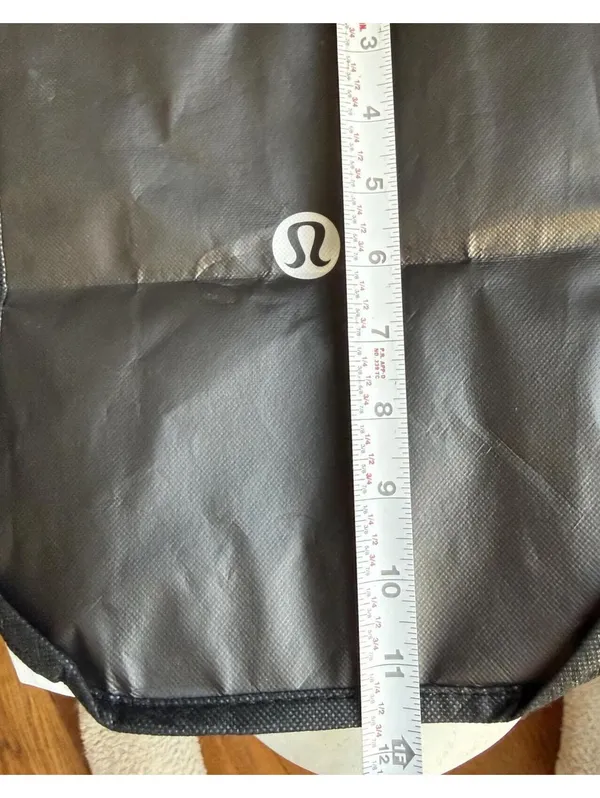 Lululemon Black Reusable Tote Bag - Image 4