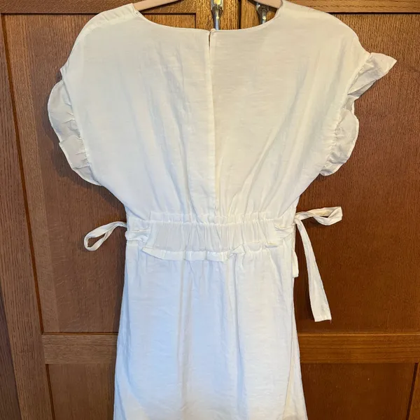 Zara White Mini Dress Size Xs - Image 3