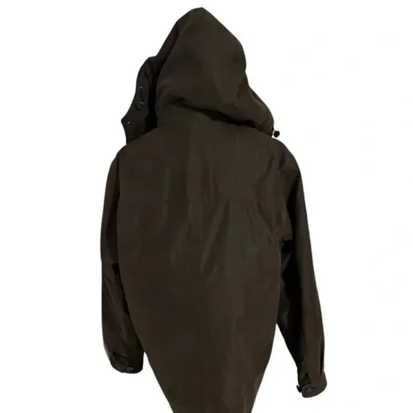 London Fog Brown Heavy Hooded Coat – Size M - Image 12