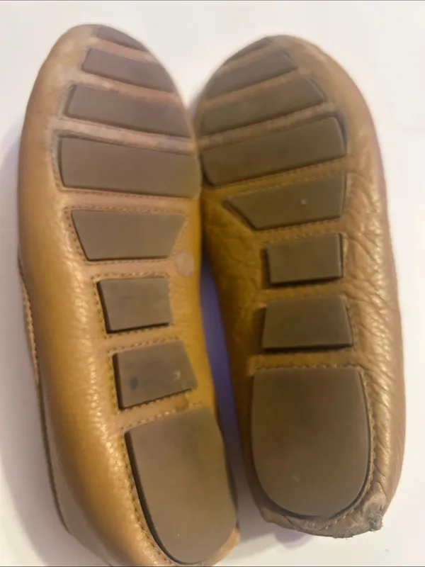 Tory Burch Tan Leather Tassel Loafers - Image 5