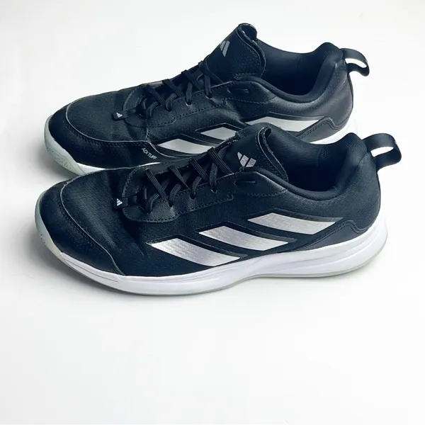 ADIDAS Ava Flash Classic Low Black Lace Up Tennis Shoes Sneakers 9 Practice Gym - Image 4