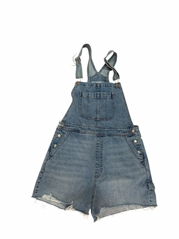 Denim Forum‎ 90s Sylvie Jean short overalls size medium, nwt - Image 2
