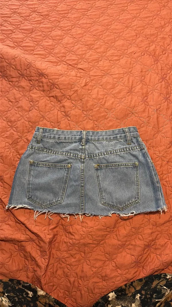 Boohoo Denim Mini Skirt - Image 2