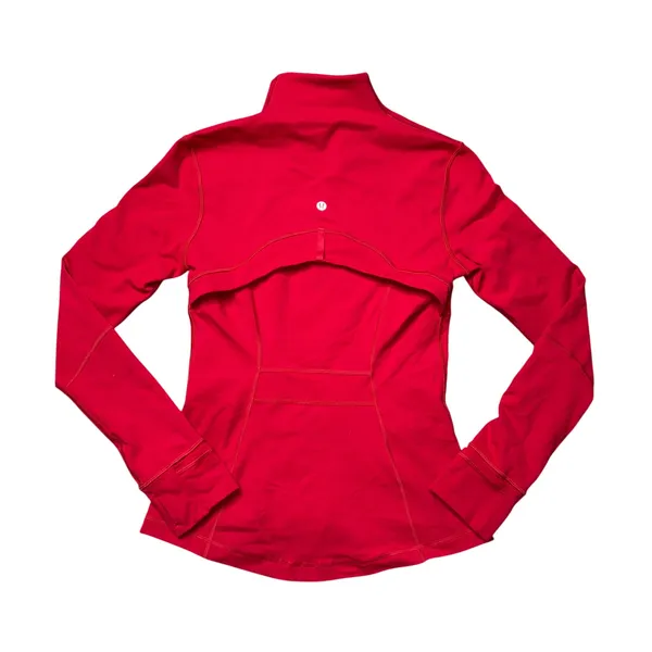 Lululemon Define Jacket Women Size 6 Red Excellent Luon Full Zip Activewear‎ - Image 3