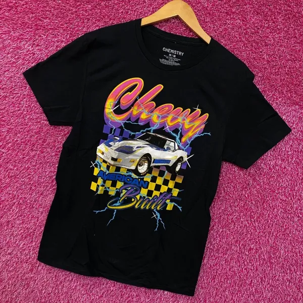 Chevy Corvette American Built Car Promo Tshirt size Medium - Image 3