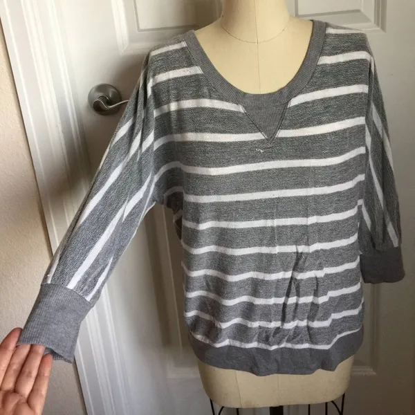 NY & Co Striped Sweatshirt - Image 2