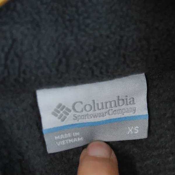 Columbia Benton Springs Snap Fleece Pullover Womens XS‎ Grey Green AL1302 - Image 3