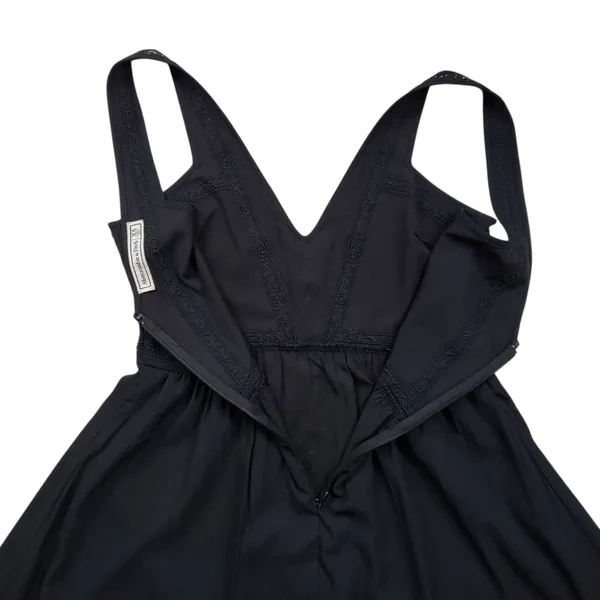 Vintage Abercrombie & Fitch Mini Dress Womens XS Black Beaded Y2K - Image 7