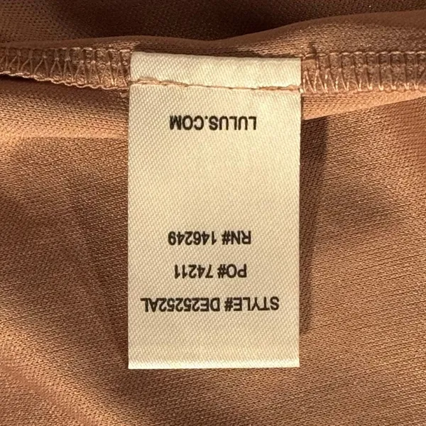 Lulus Dress Romantic Cottage Bridesmaid Boho Formal Maxi Gown Dusty Rose XL Flaw - Image 5