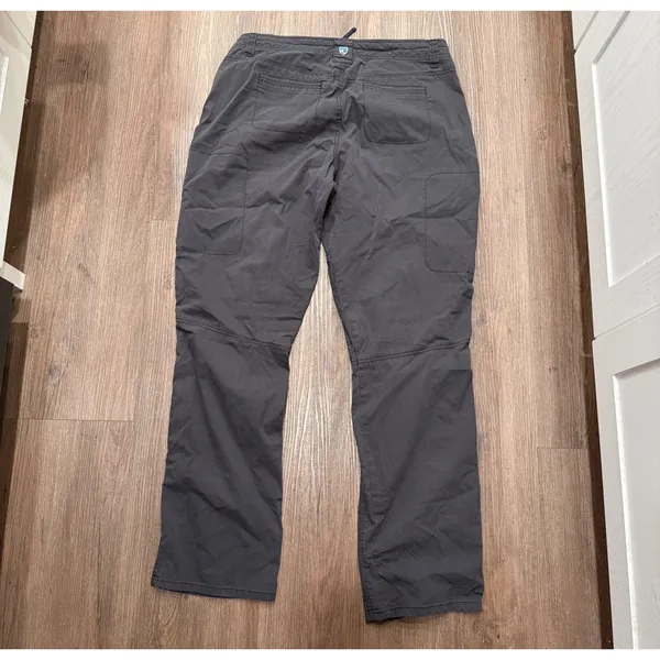 KUHL Legendary Pants Womens 12 Reg Charcoal Gray Hiking Outdoor Utility Trousers - Image 3