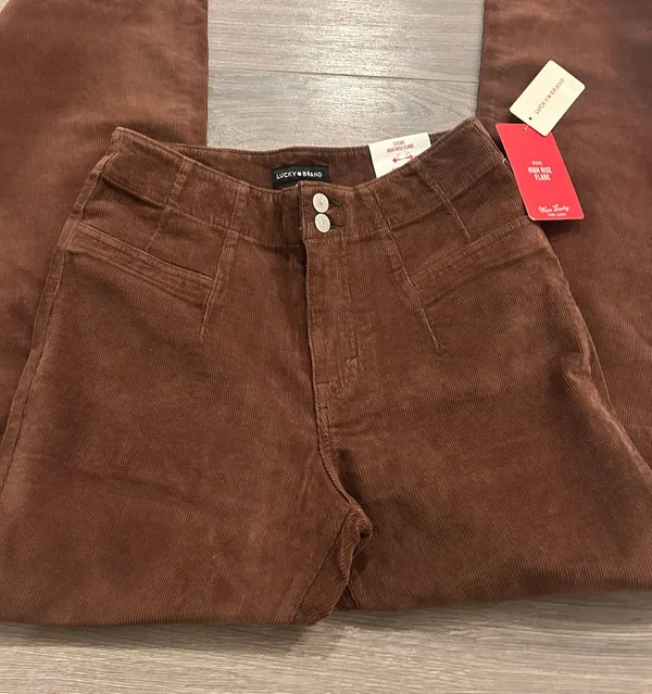Women's Corduroy Flared Jeans - Image 6