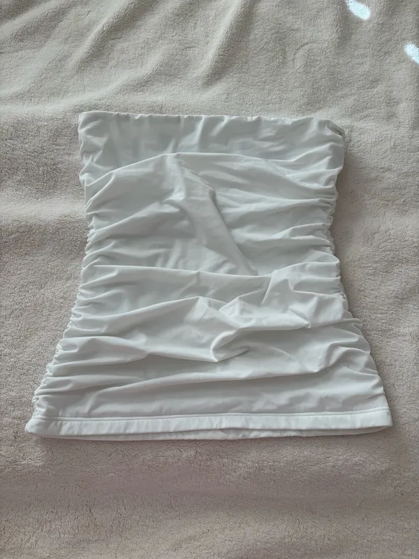 Abercrombie Strapless Top White - Image 2