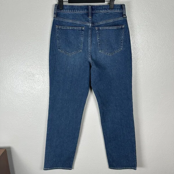 NEW J Crew Classic Straight Jeans Womens Size 27 Bronson Medium Wash‎ Denim - Image 3