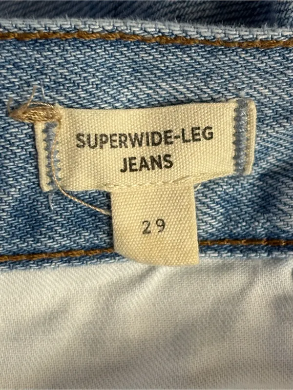 Madewell superwide legged jeans size 29 - Image 3