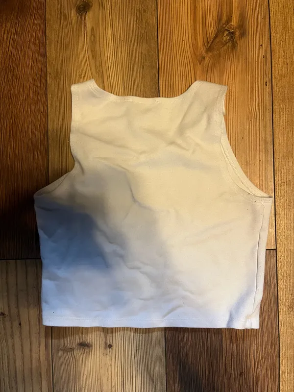 White tank top crop top - Image 3