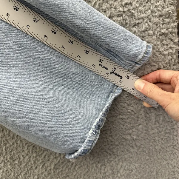 Abercrombie & Fitch The 90s Relaxed Jean High Rise Curve Love Women's 18/34 x 33 - Image 6