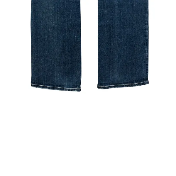 Rock For Express Y2K‎ Jeans Womens Size 6R Boot Cut Dark Wash Denim Embellished - Image 3