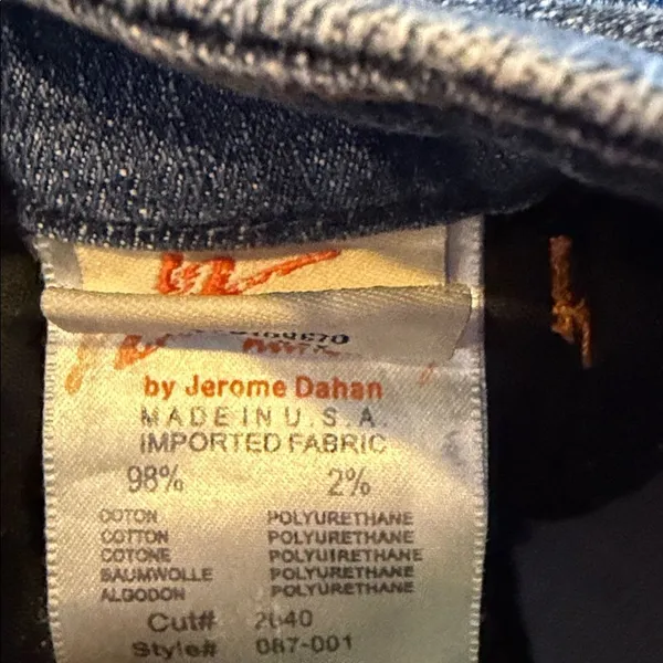 Citizens of Humanity Low Waist Full Leg #097 Jeans Size 28 Dark Blue - Image 7