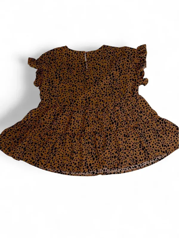 SheIn Maternity Animal-Print Ruffled Sleeve Blouse Top - Image 2