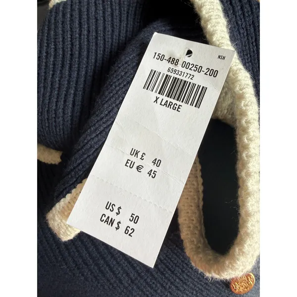 Abercrombie & Fitch Mara Button-Up Sweater Vest in Navy Size XL - Image 8