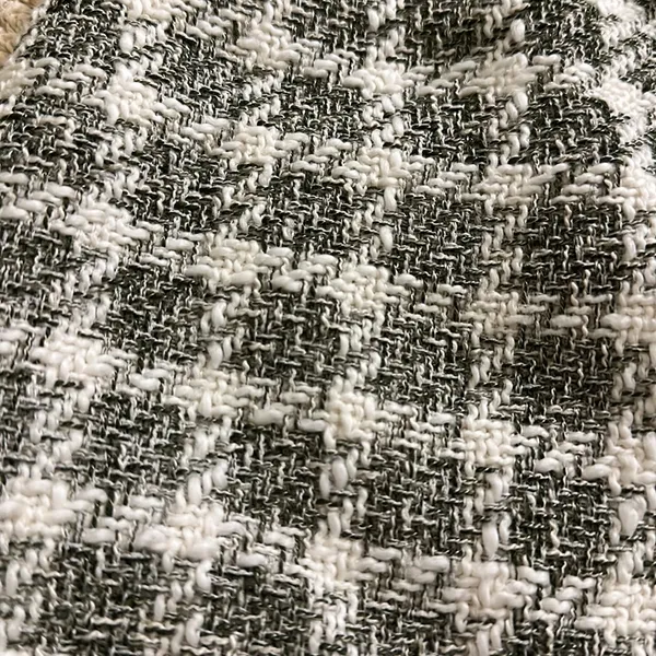 Zara Ecru Textured Check Cut-Out Mini Dress - Image 9