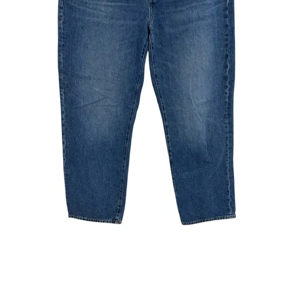 Madewell Low Slung Straight Jeans Palmina Medium Wash Button Fly Size 30‎ - Image 6