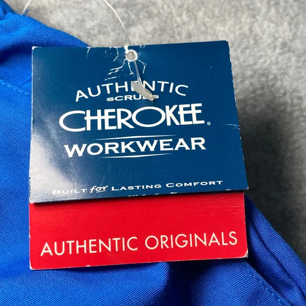 Cherokee Workwear Scrub‎ Pants Unisex Medium Royal Blue Nurse Healthcare NWT - Image 7