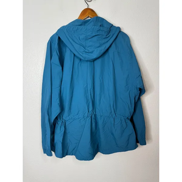 L.L. Bean‎ Blue Pullover Windbreaker Jacket Size Xlarge - Image 2