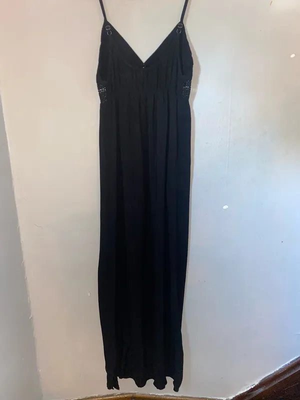 Long Black Maxi Dress Size M - Image 6