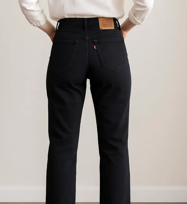 Levi’s black relaxed bootcut 550 jeans - Image 5