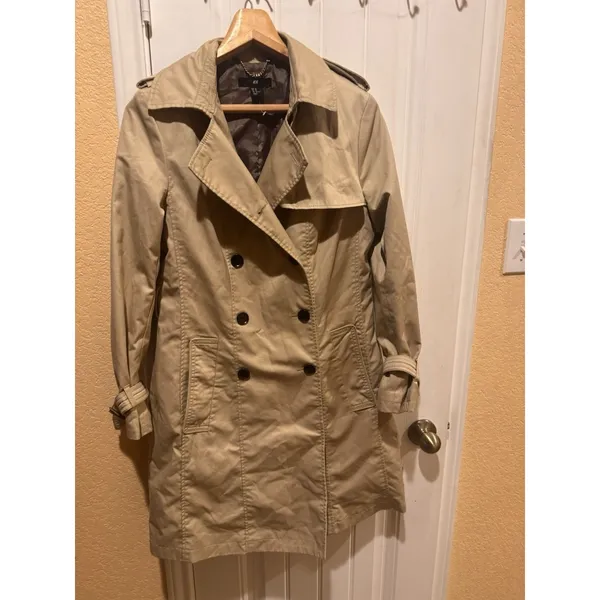 H&M Trench Coat, Sz: 10 - Image 2