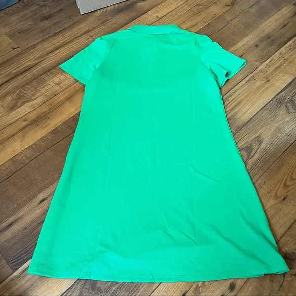 Outdoor Voices Birdie Polo Dress Kelly Green Large P1 - Image 7