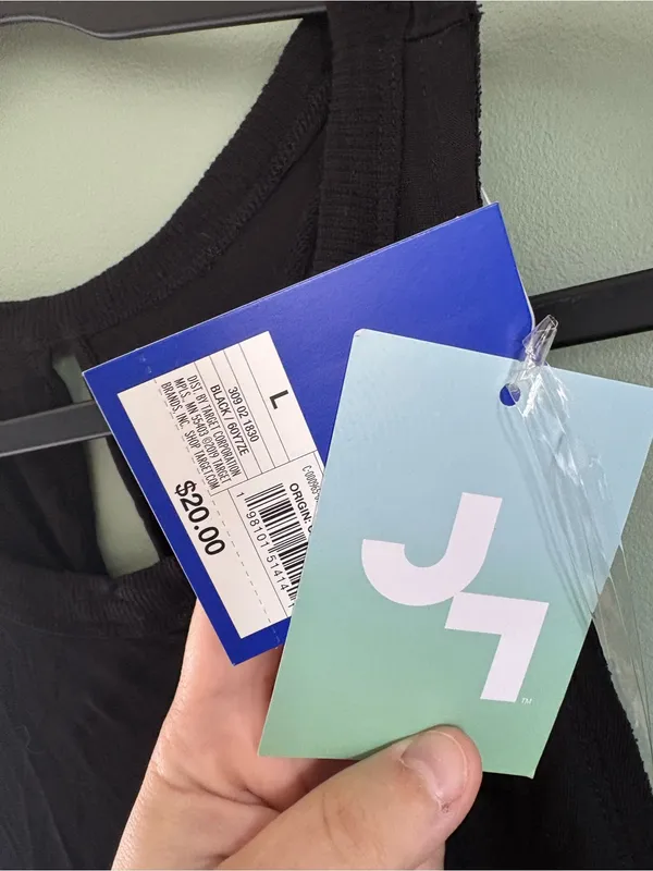 JoyLab Black Flow Tank with Racerback Keyhole - Image 2