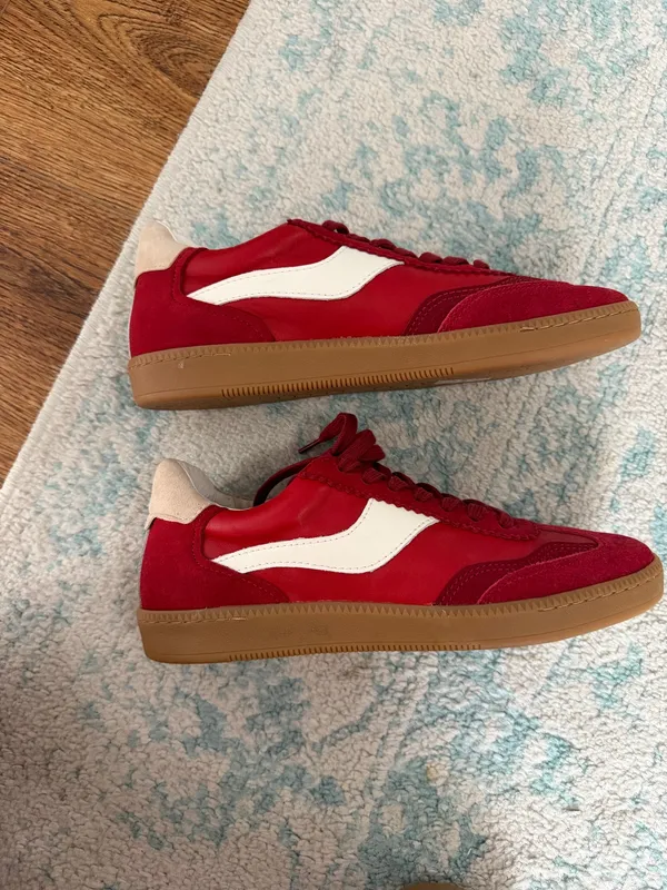 Dolce Vita Red Sneakers - Image 2