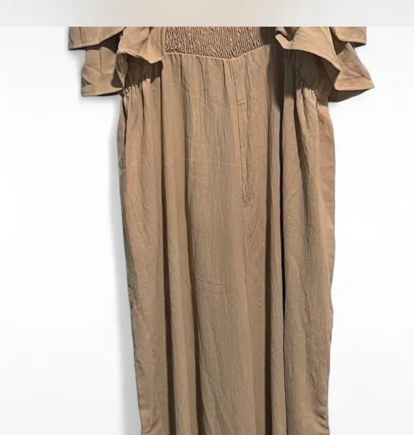 Colombian Jumpsuit Beige Fatima Size M #jumpsuit - Image 5
