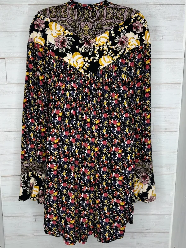 Free People Wildflower Fields Tunic Size Small Flowy Relaxed Fit Multicolor - Image 6