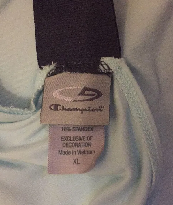 Baby blue workout top. Size XL - Image 7