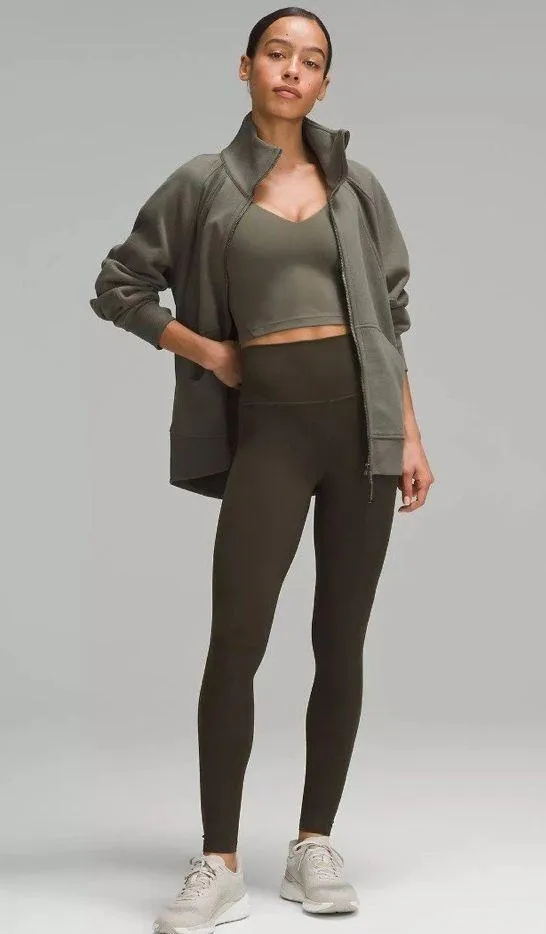 Lululemon NEW Align Super-High-Rise Pant 28" Size 8 Dark Olive SOLD OUT - Image 3