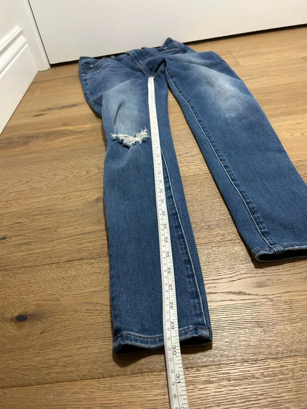 American Eagle Size 4 long hi rise jegging skinny jeans - Image 12
